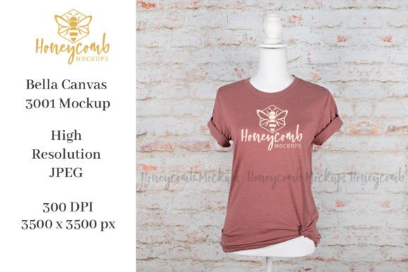 BC3001 Heather Mauve T-Shirt Graphics