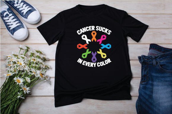Cancer Sucks Graphics for Bold T-Shirt Designs