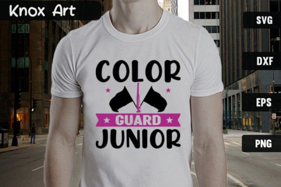 Color Guard Junior SVG: Graphics & T-Shirt Designs