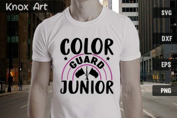 Color Guard Junior SVG: Graphics & T-Shirt Designs