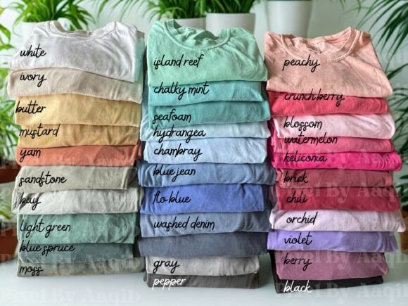 Comfort Colors 1717 Chart: Graphics & Mockups