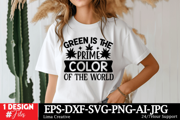 Green is the Prime Color: Graphics for T-Shirt Designs