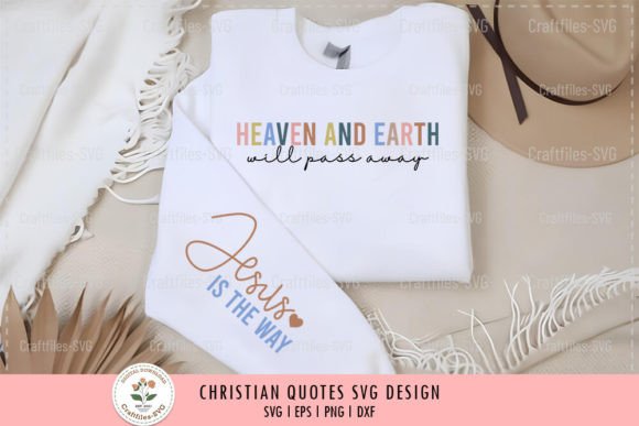 Heaven and Earth SVG for T-Shirt Designs