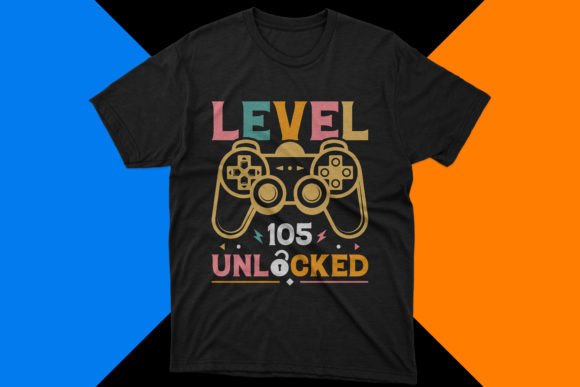 Level Unlocked Birthday Gamer T-shirt Graphics
