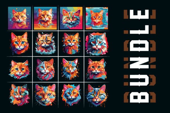 Reviewing the Water Color Cat T Shirt Design BUNDLE